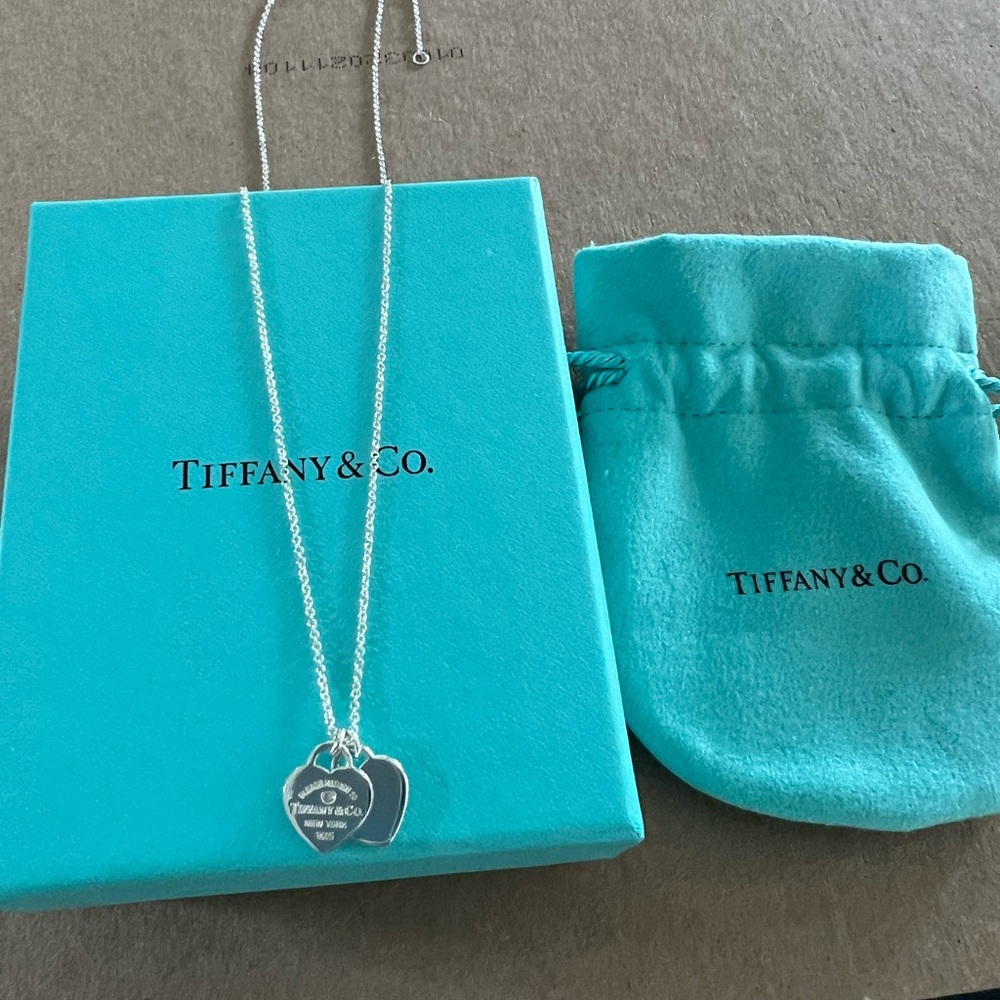 Tiffany & Co Heart Tag Pendant with Diamond